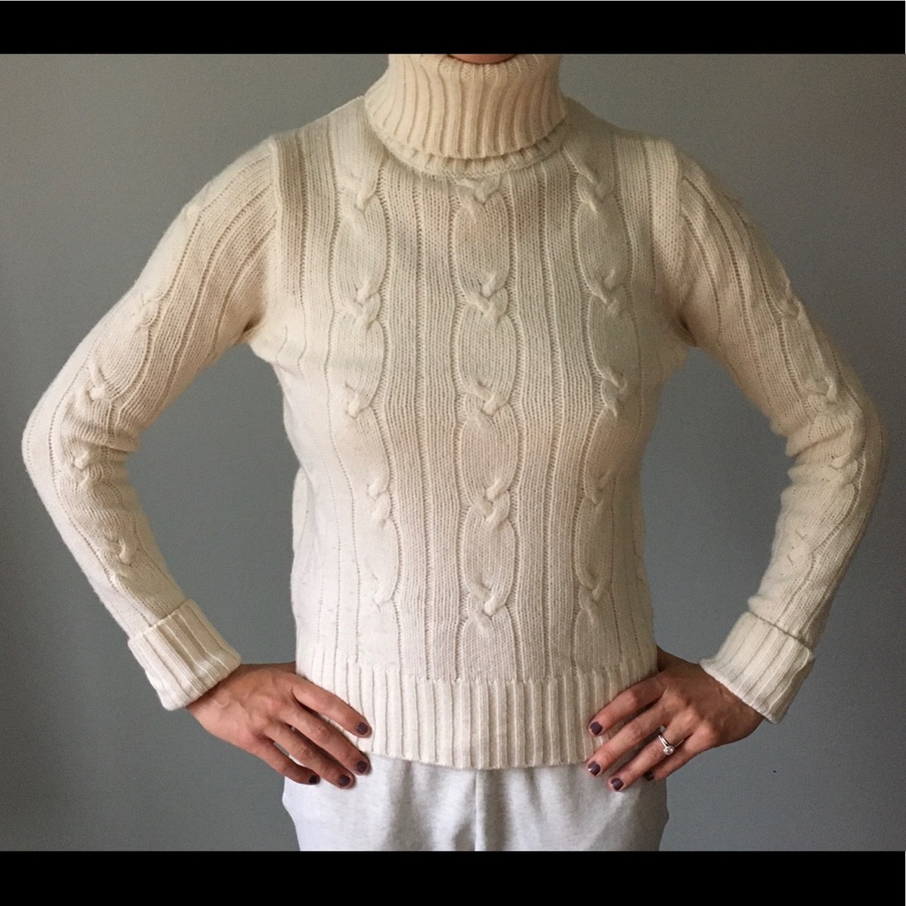 J.crew cableknit sweater